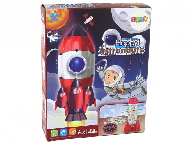 Falling Astronauts Rocket Skill Game