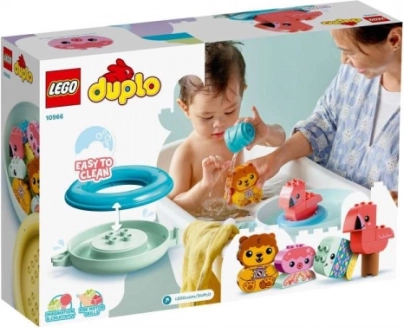 Lego Duplo sjov i badet: flydende ø med dyr