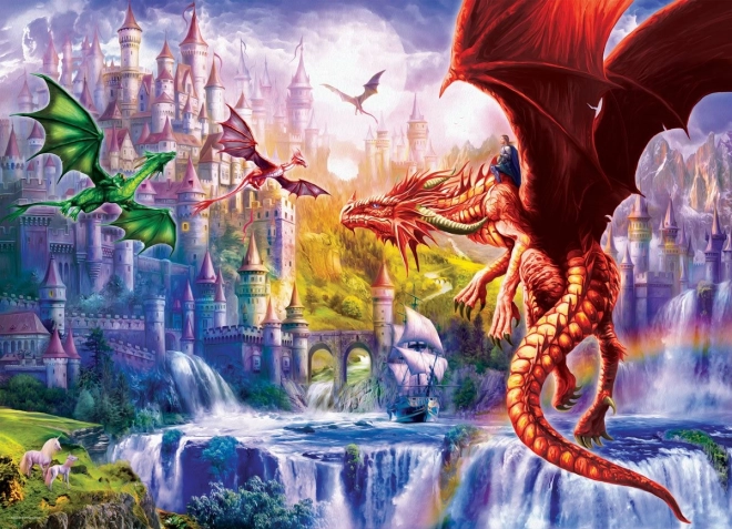 Kingdom of Dragons XL Puzzle 500 Pieces