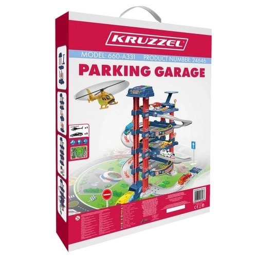 4-Level Toy Parking Garage