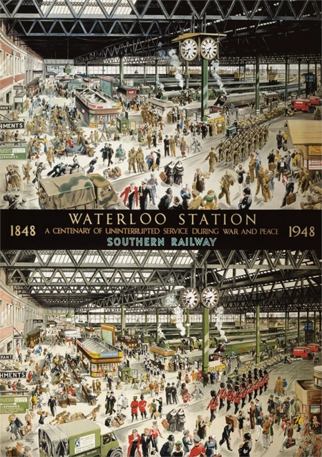 Gibsons Waterloo Station Puzzle 1848 & 1948, 1000 Pieces