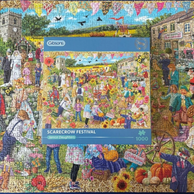 Gibsons jigsaw puzzle scarecrow festival 1000 pieces