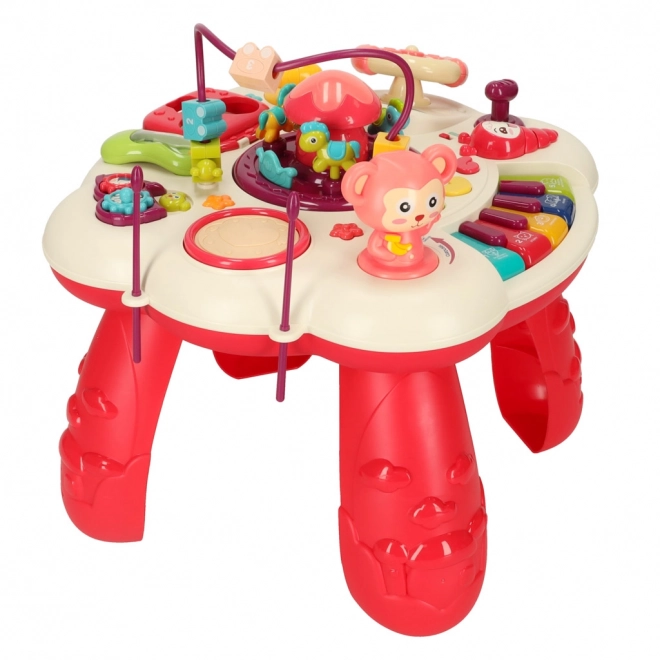 Pink Educational Piano Table Bibi-inn