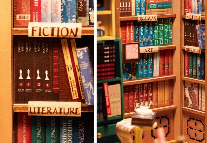 RoboTime Bookstore Miniature Bookend