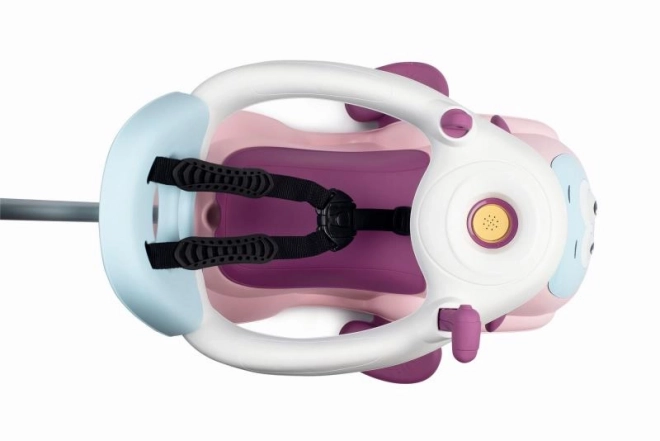 Smoby Maestro 3-in-1 Ride-On with Sounds and Push Handle - Pink