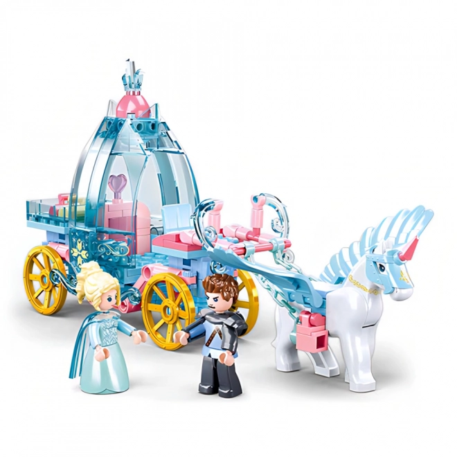 Sluban Winter Fairies Unicorn Carriage