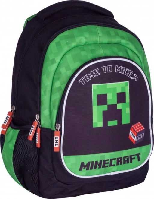 Minecraft School Backpack Time to Mine