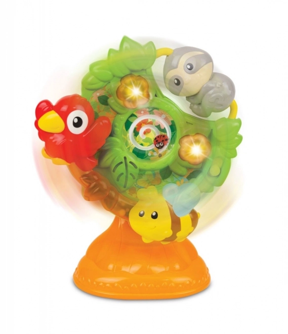 Interactive Animal Tree Toy with Suction