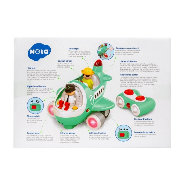 Remote-Controlled Airplane for Kids