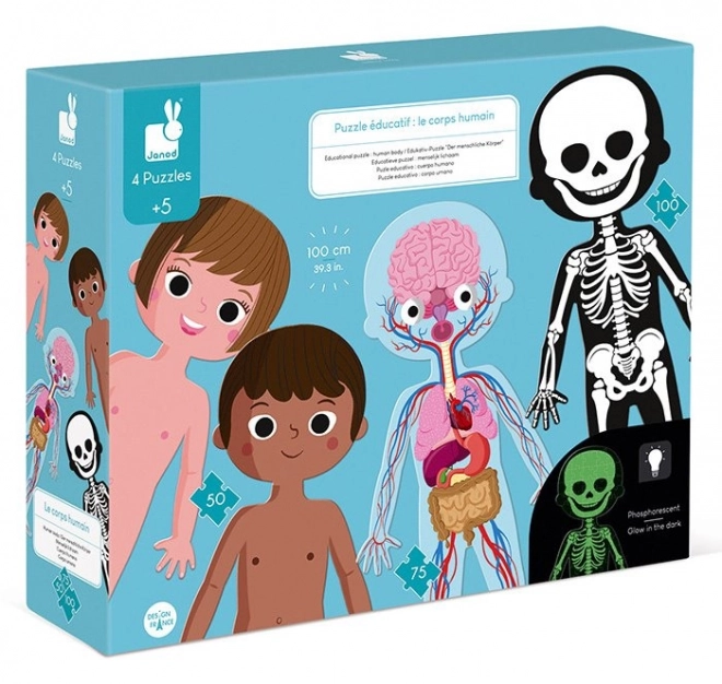 Janod Human Body Educational Puzzle Set