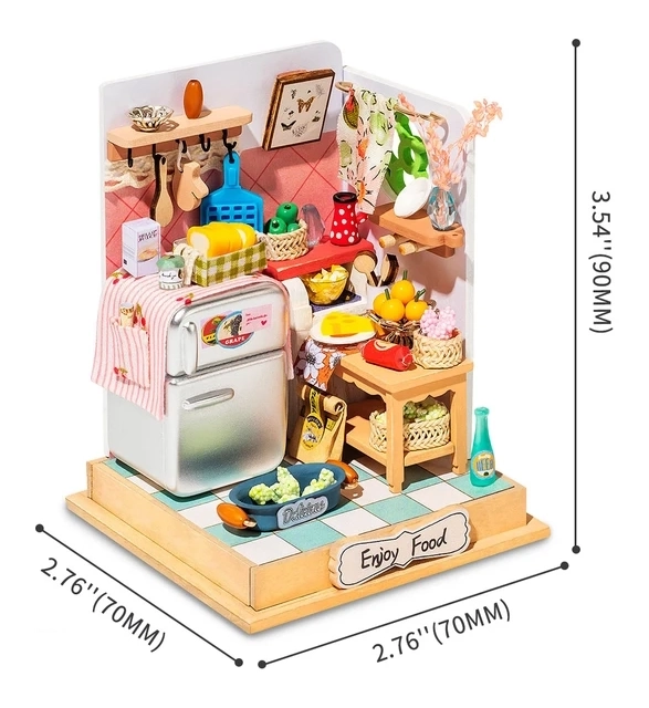 Miniature Kitchen of Life by Robotime