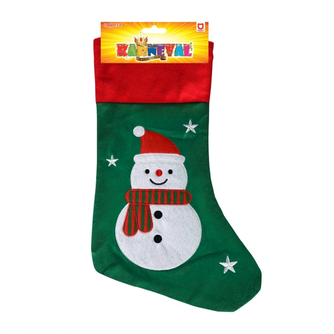 Christmas Stocking with Snowman