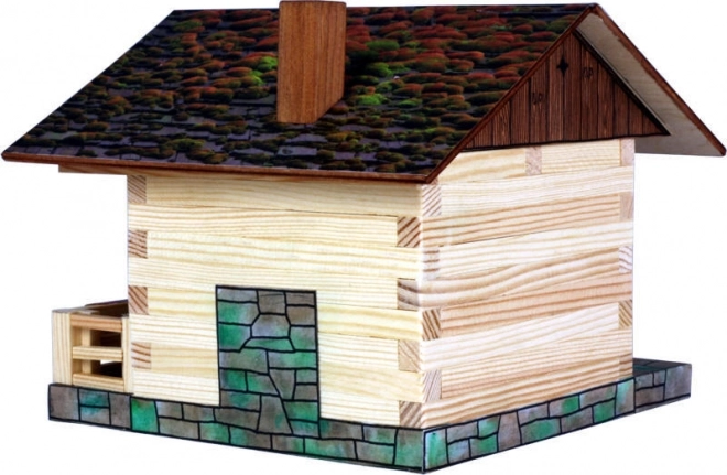 Alpine Cabin Wooden Construction Set