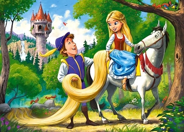 Colorful Rapunzel Puzzle for Kids