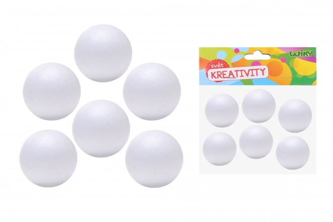 Decorative Polystyrene Balls Set