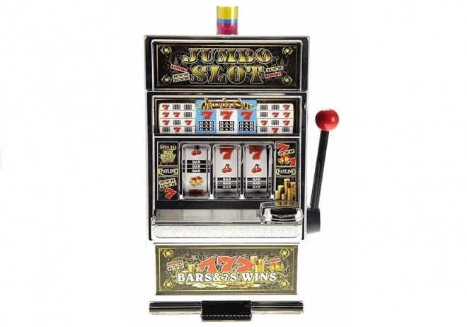 casino slot machine piggy bank toy with sounds