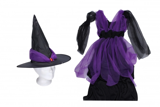Carnival Costume Witch Purple