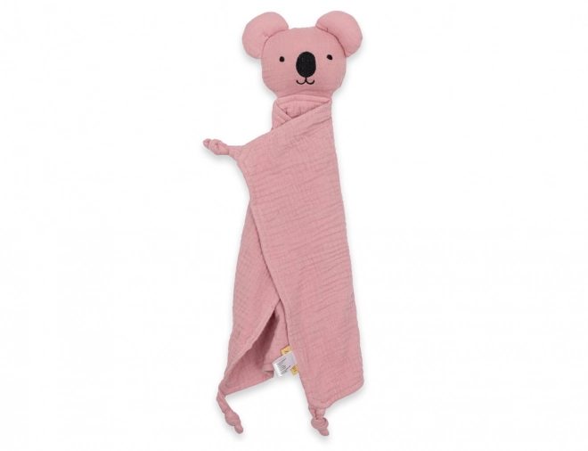 Muslin Comforter New Baby Koala Pink