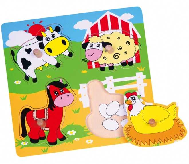 Farm Animals Wooden Puzzle