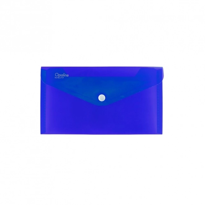 Document Envelope with Snap Closure Blue