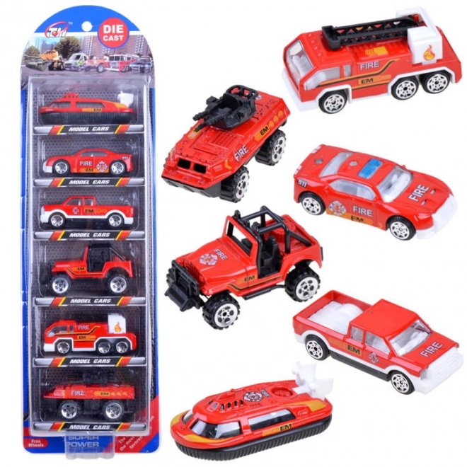 Set of 6 Metal Toy Cars – Guard