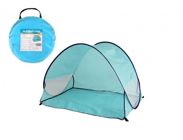 Beach Tent with UV Protection 100x70x80cm Self-Pop-Up – Blue