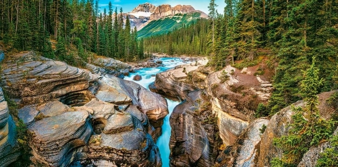 Puzzle Mistaya Canyon Banff National Park 4000 Pieces