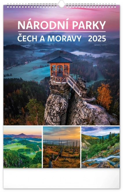 Wall Calendar National Parks of Czech and Moravia 2025