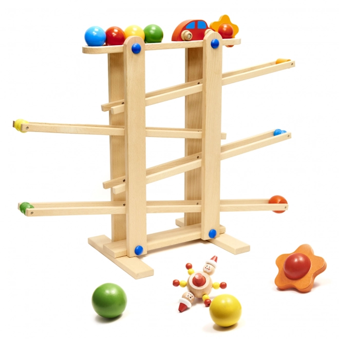 Wooden Ball Ramp XXL Montessori Track