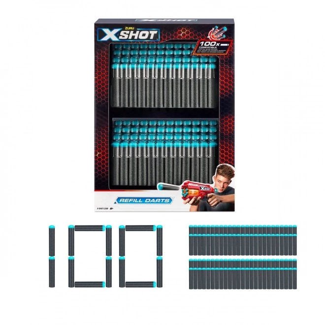 X-Shot Foam Dart Set 100 Pack