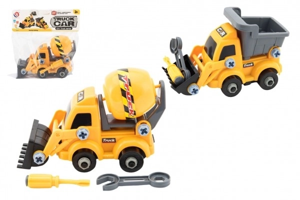 Construction Vehicle Toy with Screws