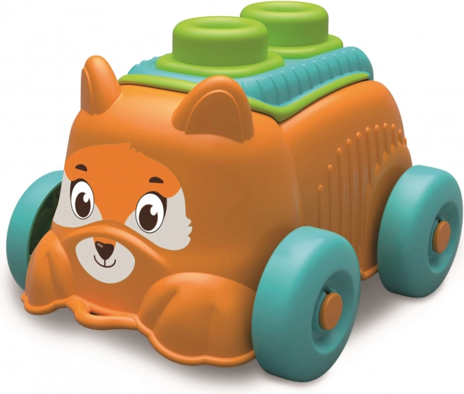 Sensory Fox Car with Soft Blocks