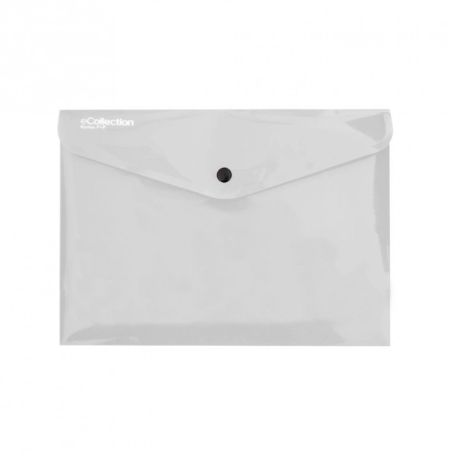 Clear A5 Document Envelope with Snap Closure