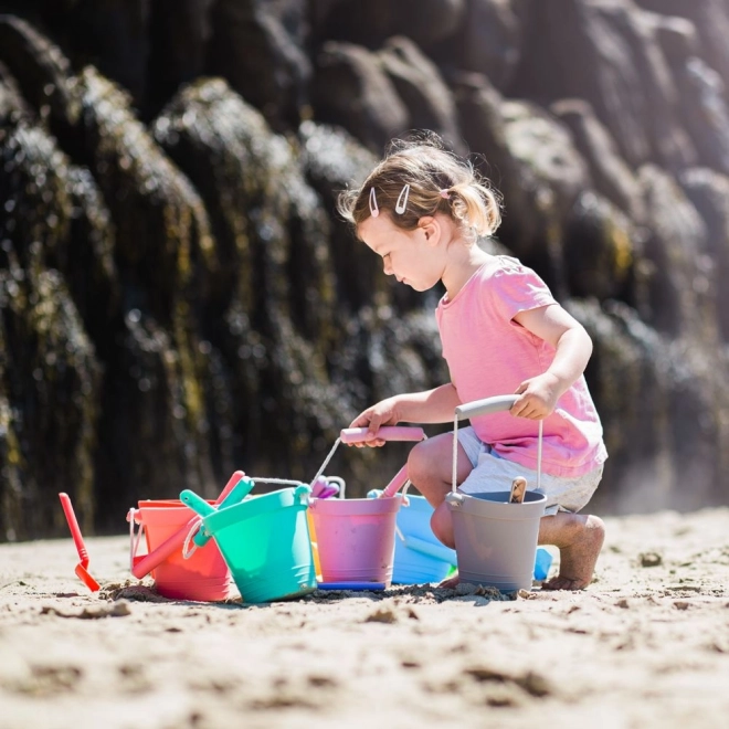 Silicone Beach Bucket by Bigjigs Toys - Red