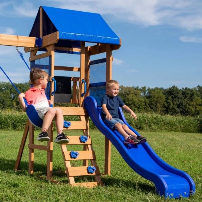 Wooden Playground Aurora House with Slide