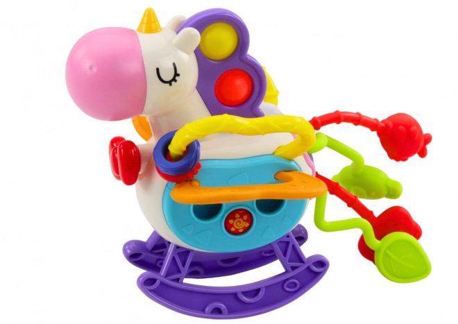 Sensory Pony Toy with Rattle and Soft Elements