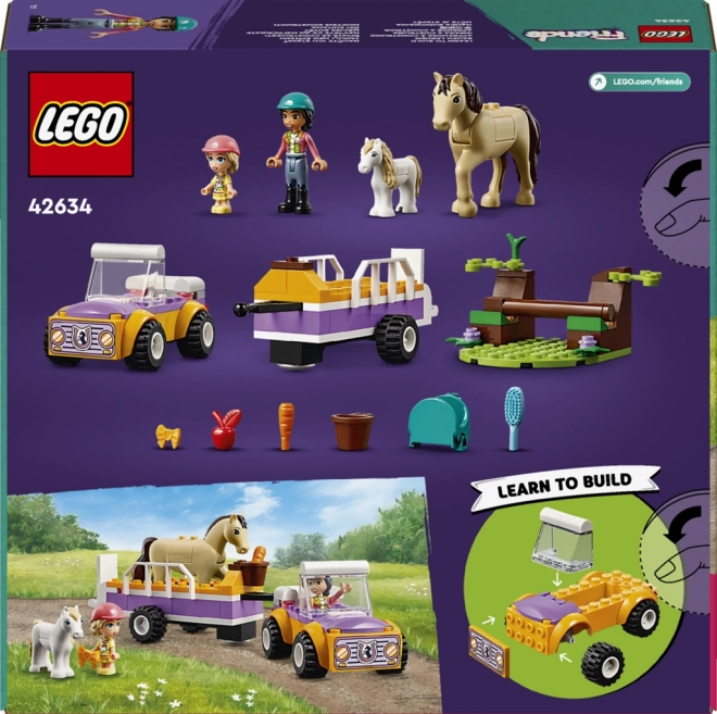 Horse and Pony Trailer Set