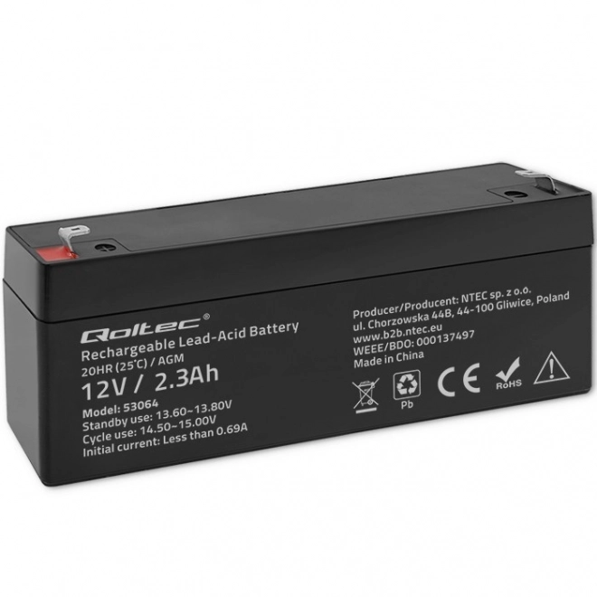 AGM Battery 12V 2.3Ah