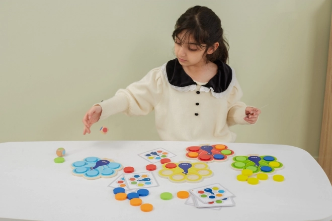 Colorful Peacock Wooden Game