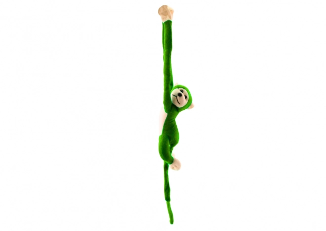 Plush Monkey Toy with Sound Green 80 cm