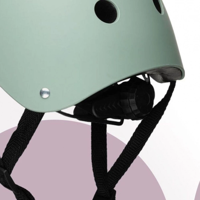 MoMi Mimi Matte Green Helmet