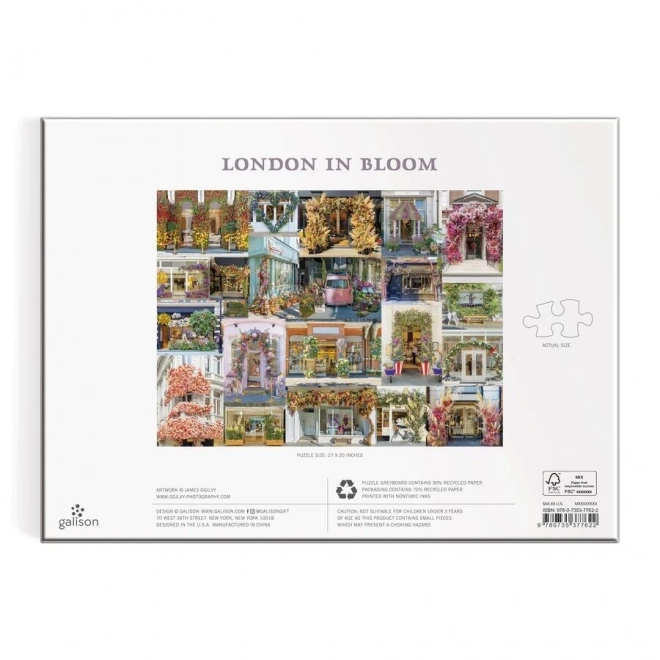 Galison blooming london puzzle 1000 pieces