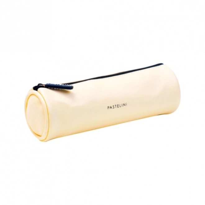 Cylindrical Pastelini Yellow Pencil Case