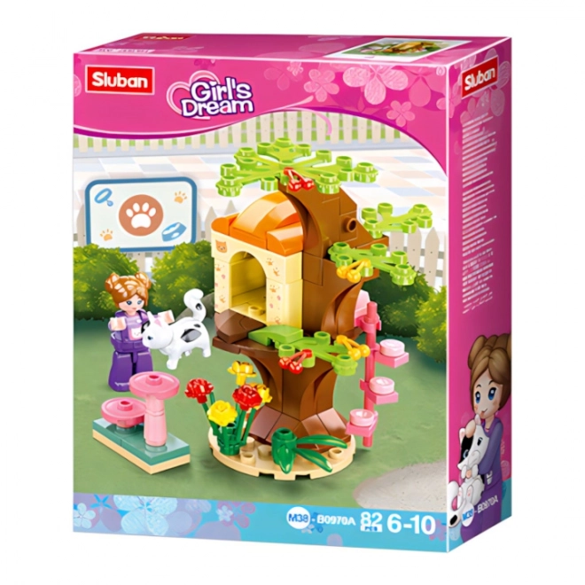 Sluban Girls Dream Cat Treehouse