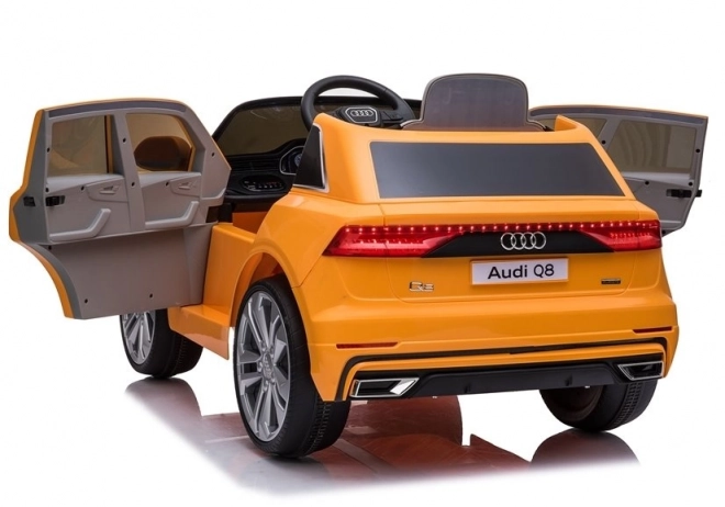 Audi Q8 Kids Ride-On Car Yellow Lacquered