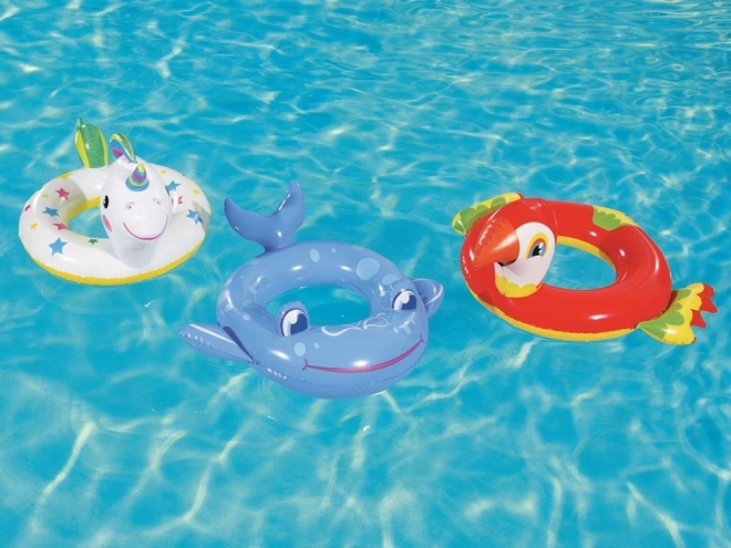 Inflatable Unicorn Swimming Ring – white