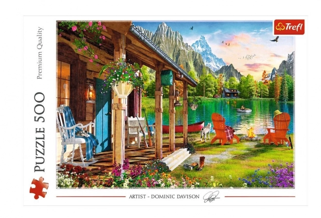 Mountain Cottage Puzzle 500 Pieces