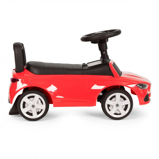 Red Mercedes Ride-On Car with Interactive Steering Wheel Sounds