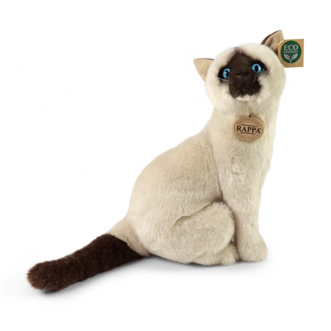 Eco-friendly plush siamese cat 30 cm