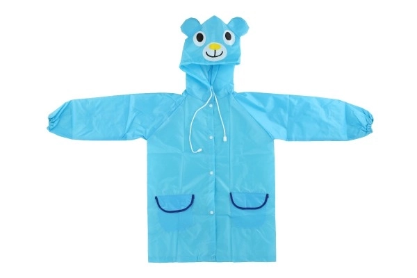 Children's Raincoat with Bear Design